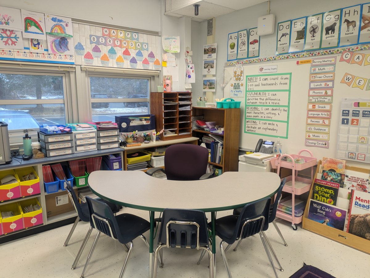Teacher Desk & Small Group Area