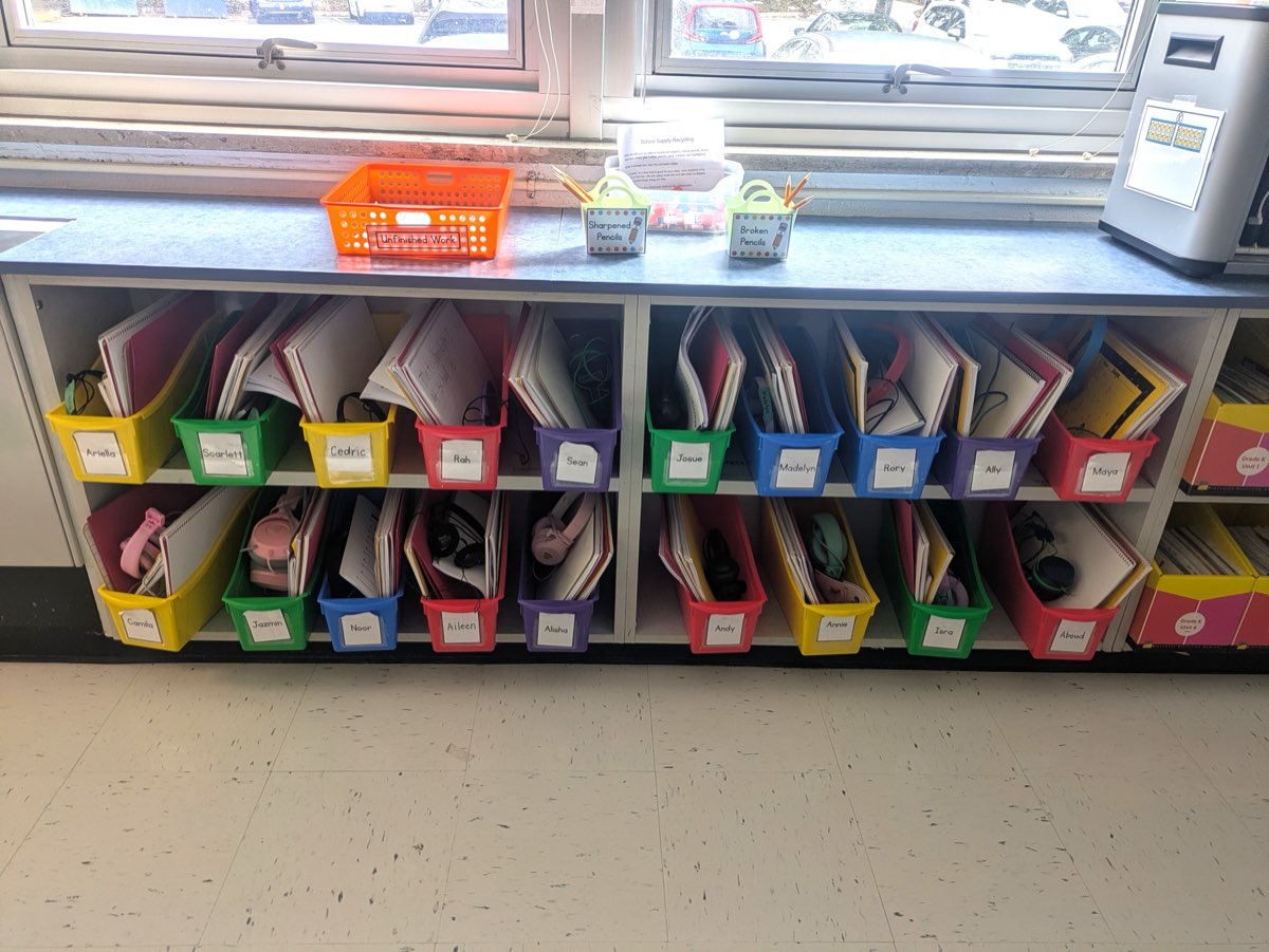 Student Book Bins