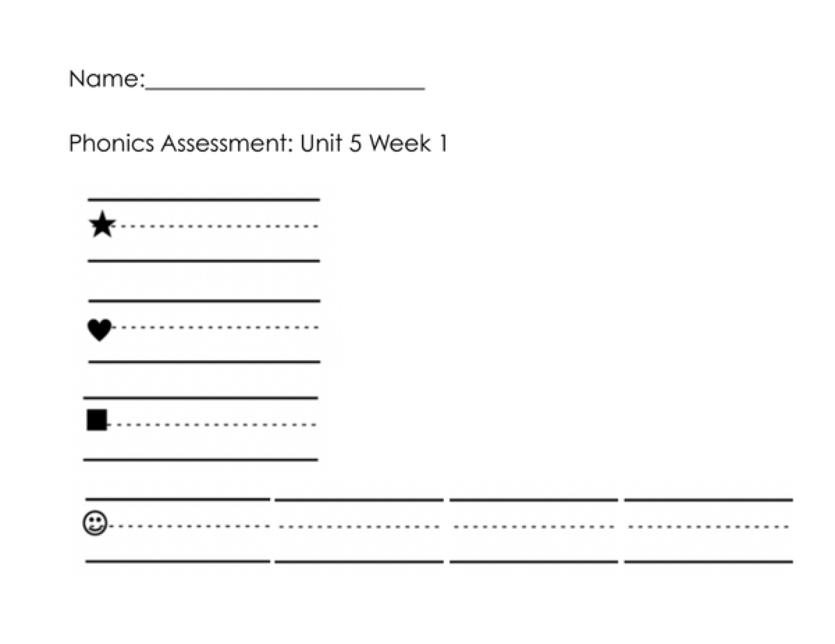 Preview of Phonics Assessment