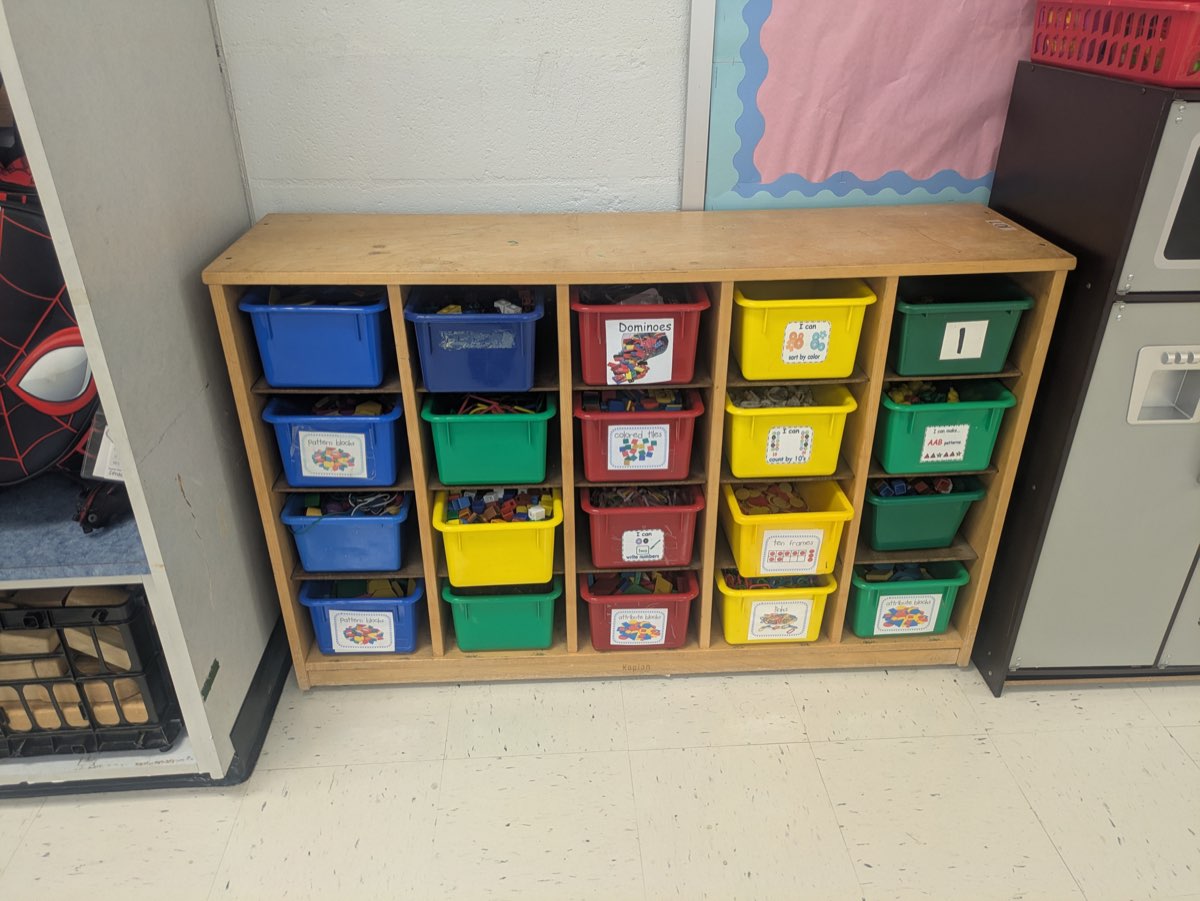 Math Manipulatives Station